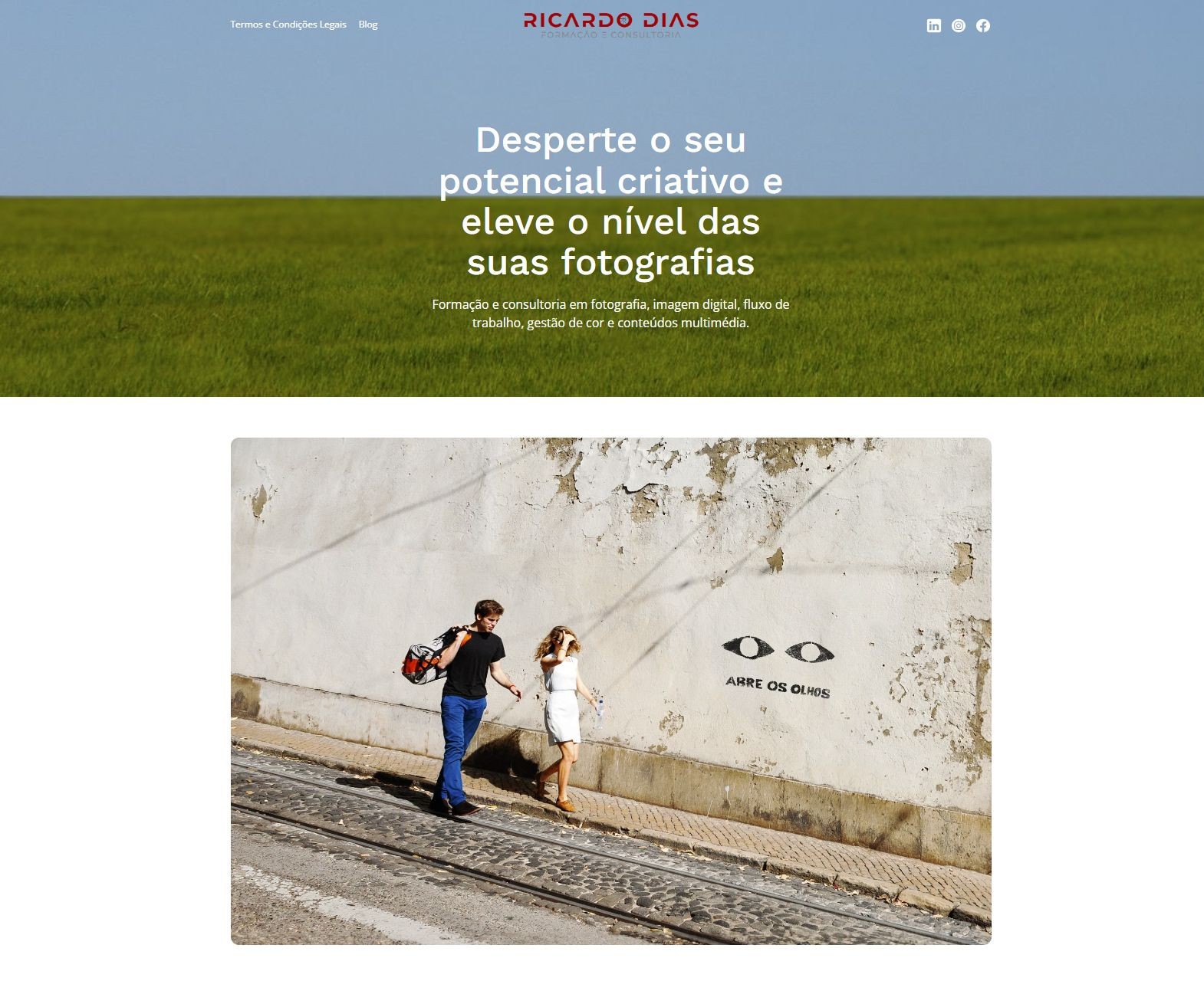 Website de Ricardo Dias